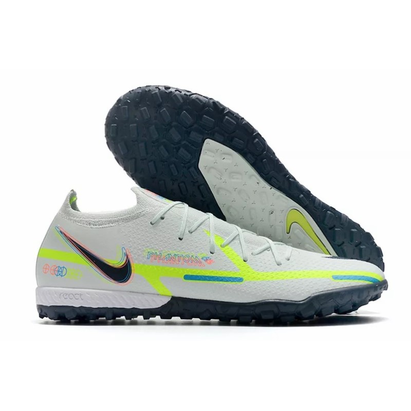 Botas de Fútbol Nike Phantom GT2 Elite TF Verde Claro&Amarillo Fluorescente (#39~#45)