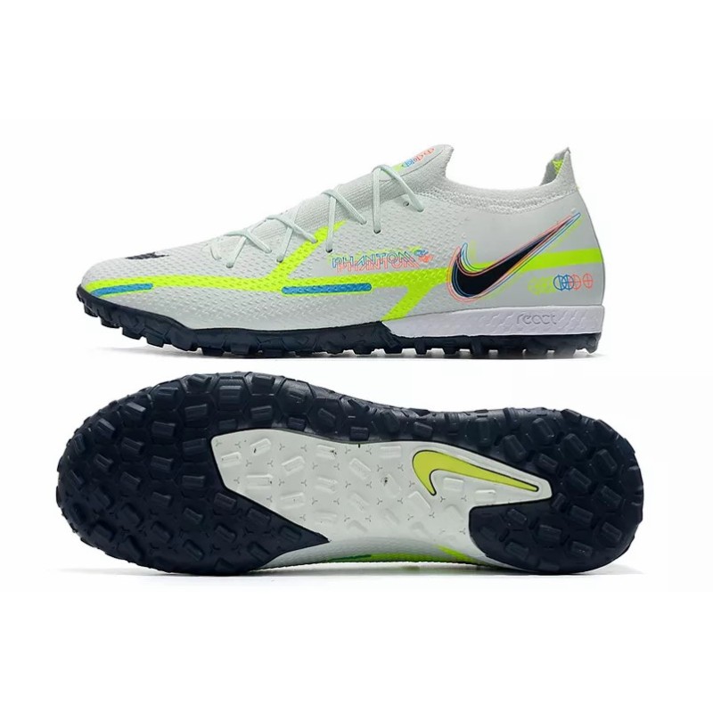 Botas de Fútbol Nike Phantom GT2 Elite TF Verde Claro&Amarillo Fluorescente (#39~#45)
