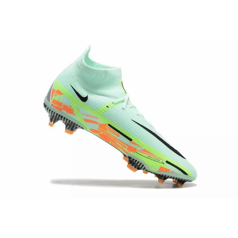 Botas de Fútbol Nike Phantom GT2 Dynamic Fit Elite FG Verde Claro (#39~#45)