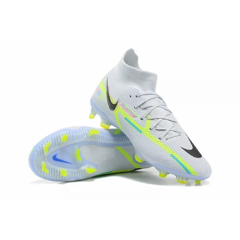 Botas de Fútbol Nike Phantom GT2 Dynamic Fit Elite FG Blanco&Amarillo Fluorescente (#39~#45)