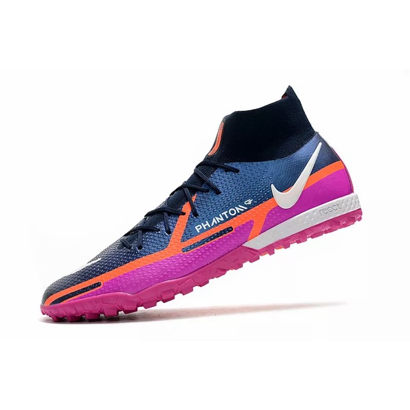 Botas de Fútbol Nike Phantom GT2 Elite Dynamic Fit TF Púrpura&Azul Marino (#39~#45)