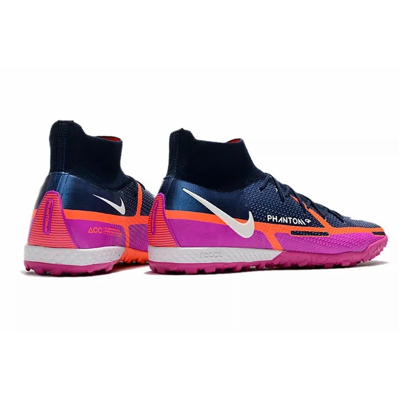 Botas de Fútbol Nike Phantom GT2 Elite Dynamic Fit TF Púrpura&Azul Marino (#39~#45)