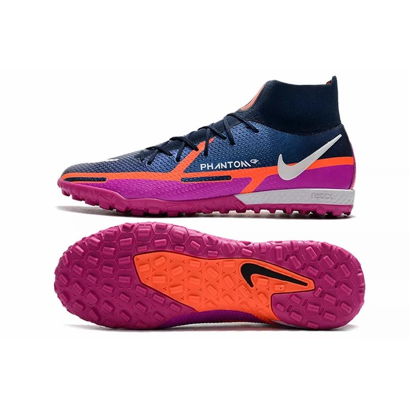 Botas de Fútbol Nike Phantom GT2 Elite Dynamic Fit TF Púrpura&Azul Marino (#39~#45)