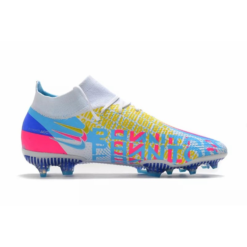 Botas de Fútbol Nike Phantom GT Elite DF 3D FG Blanco&Multicolor (#39~#45)