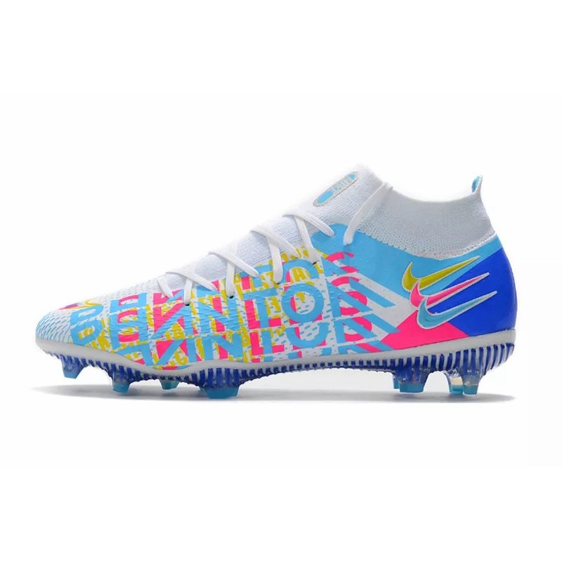 Botas de Fútbol Nike Phantom GT Elite DF 3D FG Blanco&Multicolor (#39~#45)