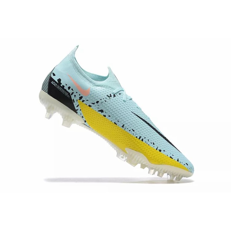 Botas de Fútbol Nike Phantom GT Elite FG Celeste&Amarillo (#39~#45)