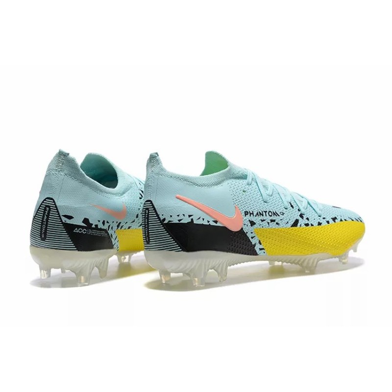 Botas de Fútbol Nike Phantom GT Elite FG Celeste&Amarillo (#39~#45)