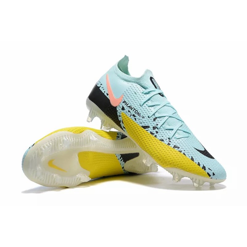 Botas de Fútbol Nike Phantom GT Elite FG Celeste&Amarillo (#39~#45)