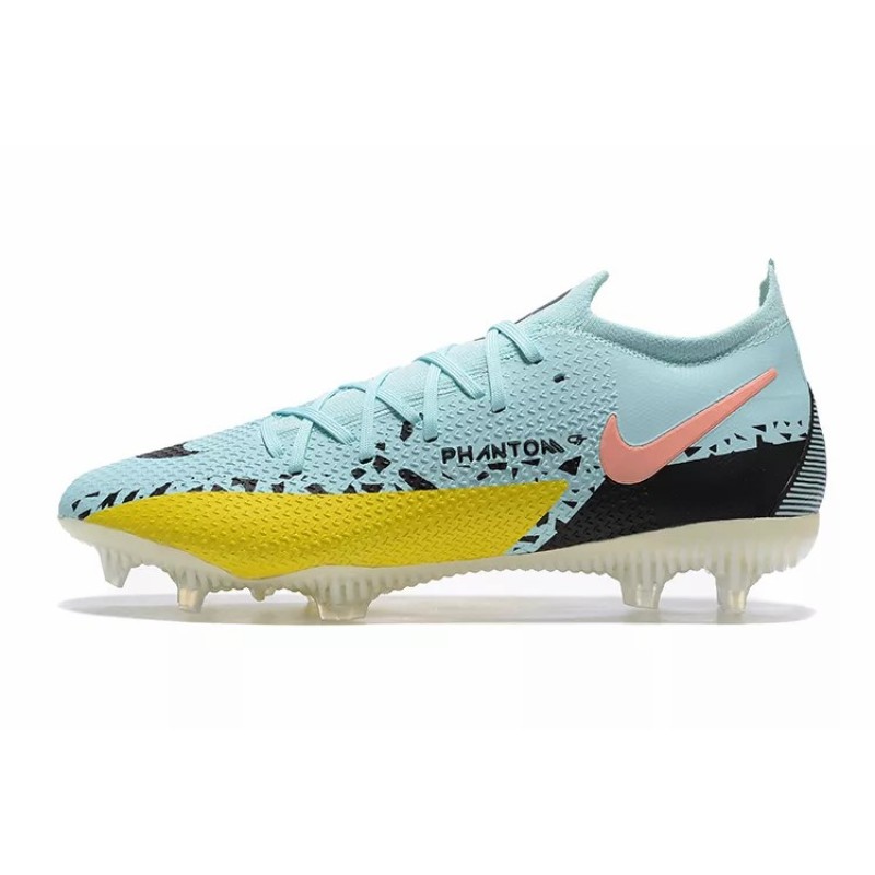 Botas de Fútbol Nike Phantom GT Elite FG Celeste&Amarillo (#39~#45)