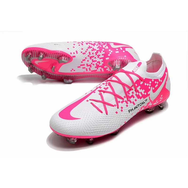 Botas de Fútbol Nike Phantom GT Elite FG Rosa&Blanco (#39~#45)
