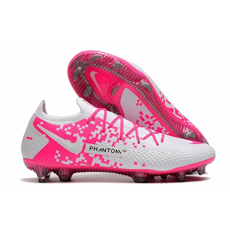 Botas de Fútbol Nike Phantom GT Elite FG Rosa&Blanco (#39~#45)