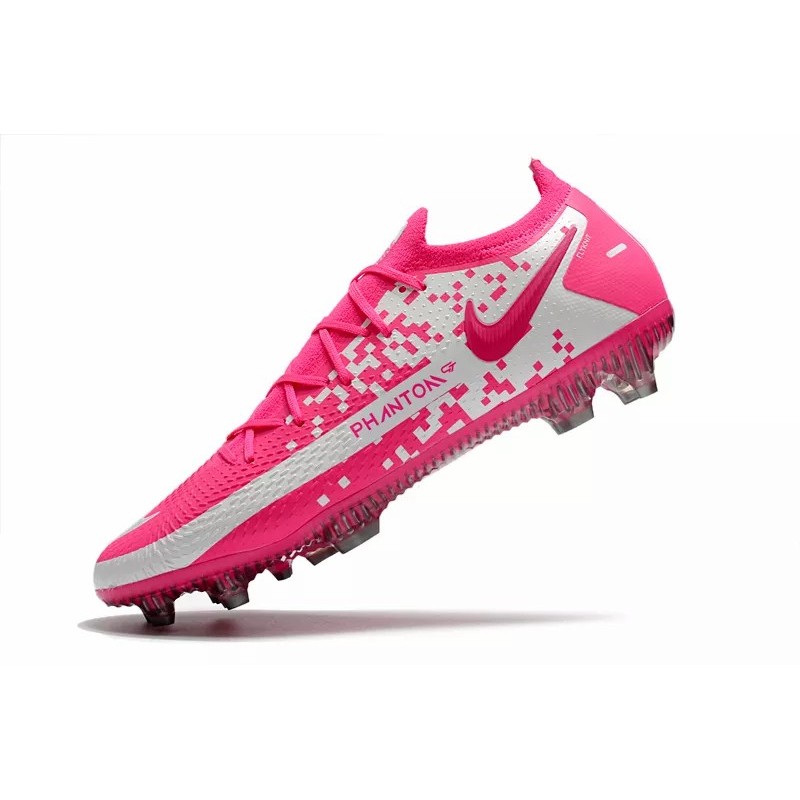 Botas de Fútbol Nike Phantom GT Elite FG Blanco&Rosa (#39~#45)