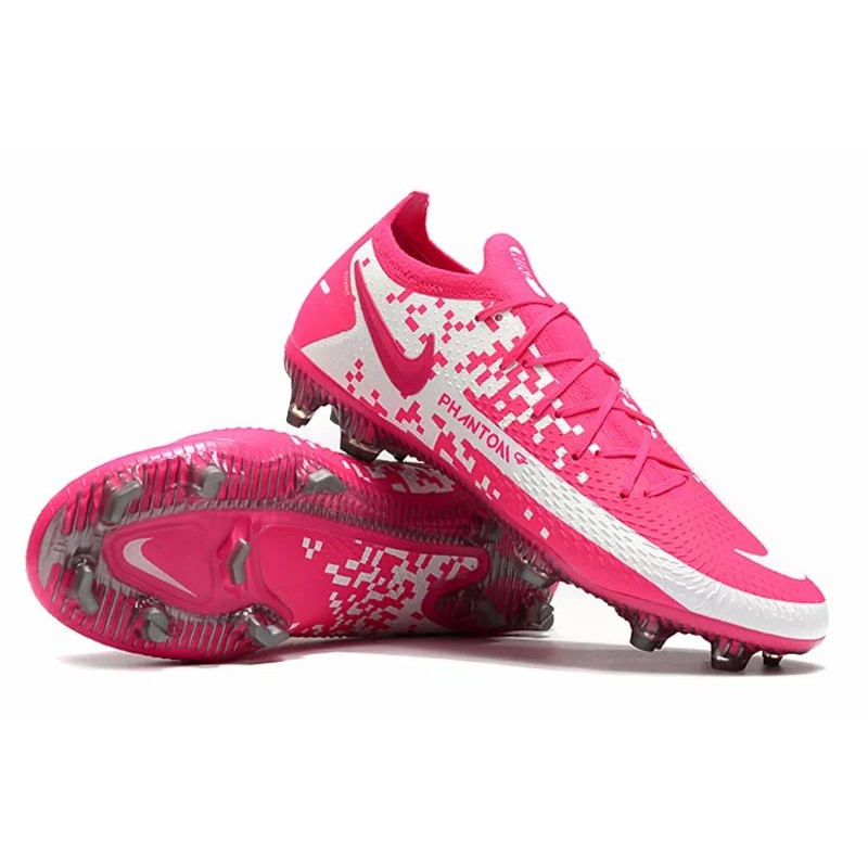 Botas de Fútbol Nike Phantom GT Elite FG Blanco&Rosa (#39~#45)