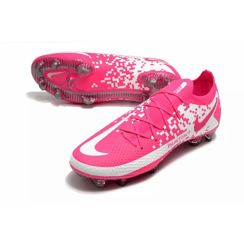 Botas de Fútbol Nike Phantom GT Elite FG Blanco&Rosa (#39~#45)
