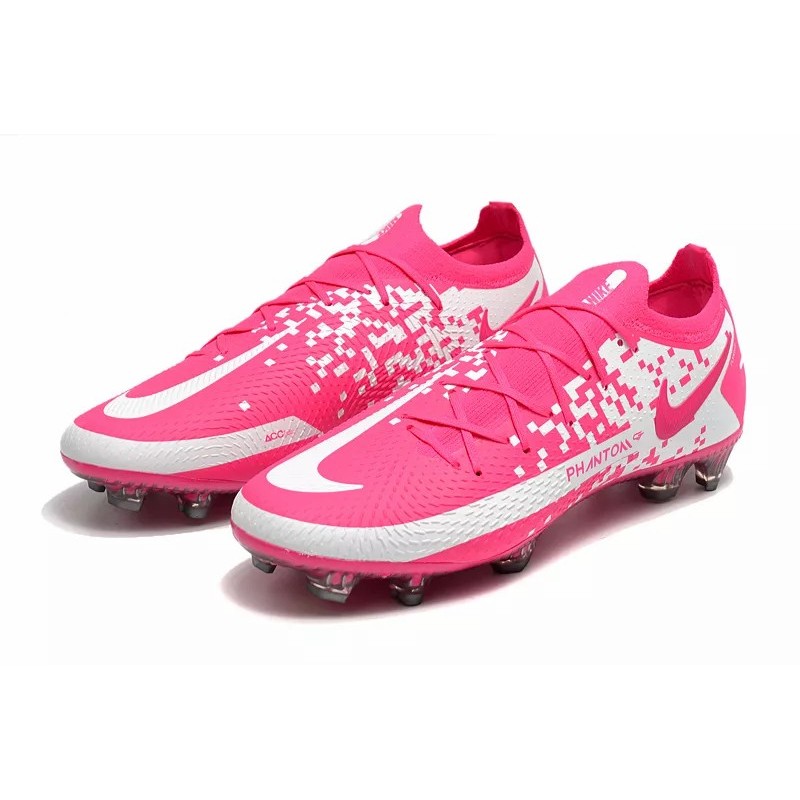 Botas de Fútbol Nike Phantom GT Elite FG Blanco&Rosa (#39~#45)