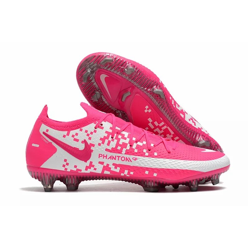 Botas de Fútbol Nike Phantom GT Elite FG Blanco&Rosa (#39~#45)