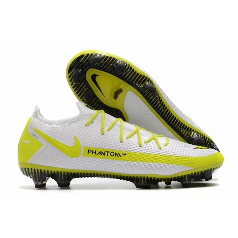 Botas de Fútbol Nike Phantom GT Elite FG Blanco&Amarillo (#39~#45)