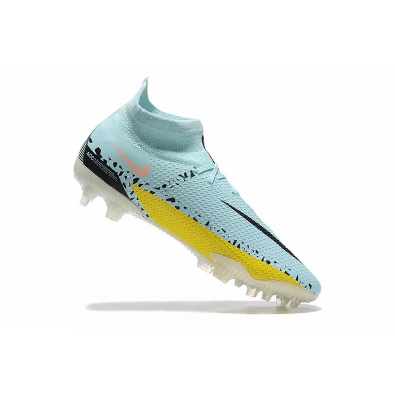 Botas de Fútbol Nike Phantom GT Elite Dynamic Fit FG Celeste&Amarillo