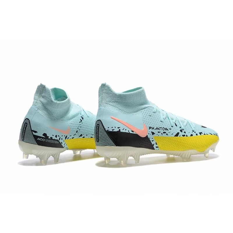 Botas de Fútbol Nike Phantom GT Elite Dynamic Fit FG Celeste&Amarillo