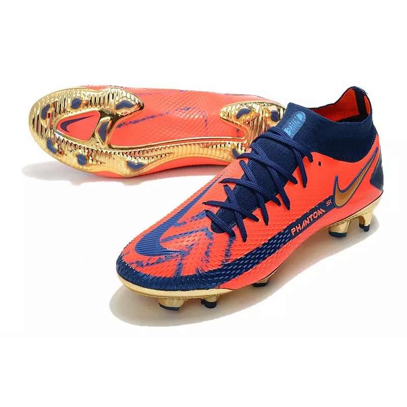 Botas de Fútbol Nike Phantom GT Elite Dynamic Fit FG Rojo&Azul Marino (#39~#45)