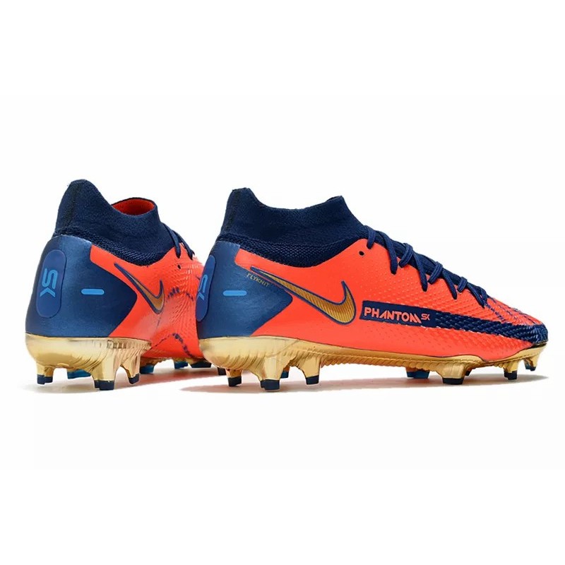 Botas de Fútbol Nike Phantom GT Elite Dynamic Fit FG Rojo&Azul Marino (#39~#45)