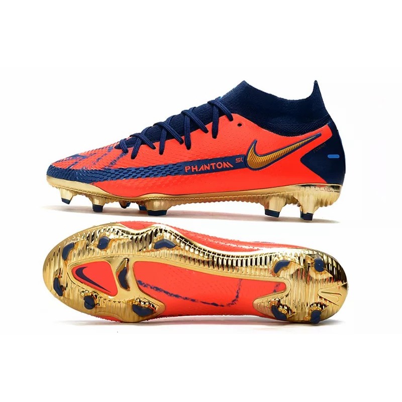 Botas de Fútbol Nike Phantom GT Elite Dynamic Fit FG Rojo&Azul Marino (#39~#45)
