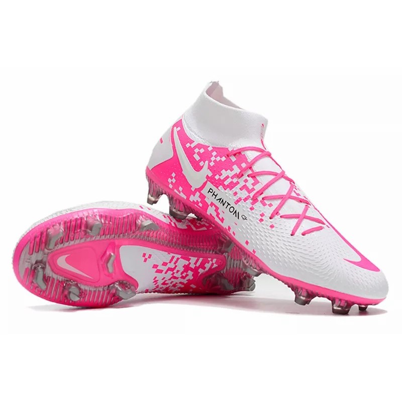 Botas de Fútbol Nike Phantom GT Elite Dynamic Fit FG Blanco&Rosa (#39~#45)