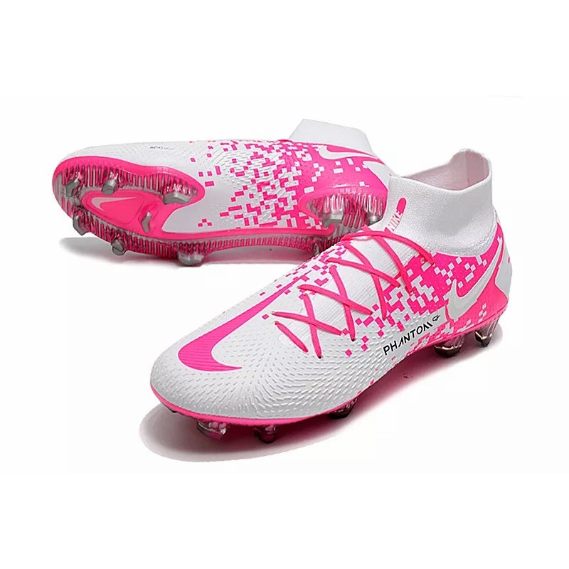 Botas de Fútbol Nike Phantom GT Elite Dynamic Fit FG Blanco&Rosa (#39~#45)