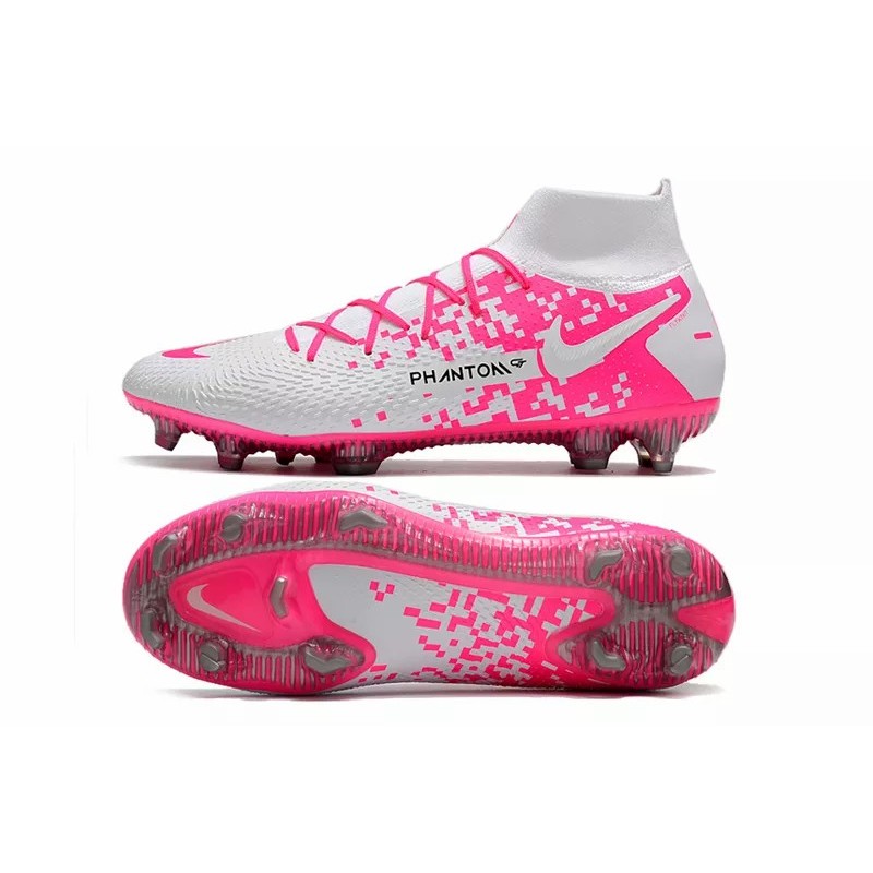 Botas de Fútbol Nike Phantom GT Elite Dynamic Fit FG Blanco&Rosa (#39~#45)