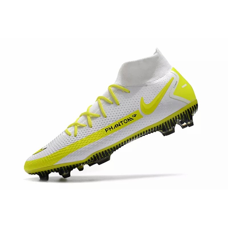Botas de Fútbol Nike Phantom GT Elite Dynamic Fit FG Blanco&Amarillo (#39~#45)