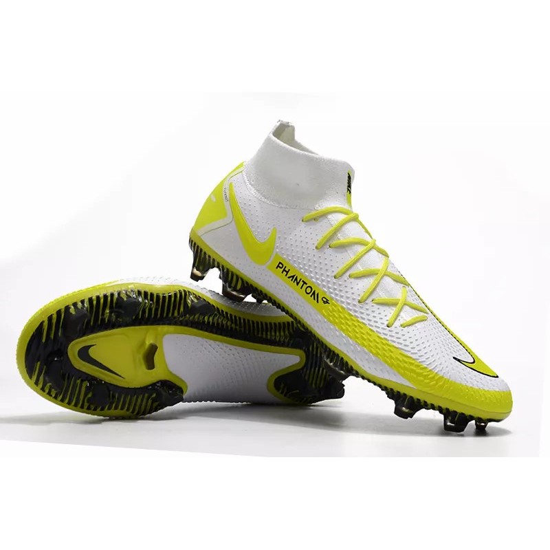 Botas de Fútbol Nike Phantom GT Elite Dynamic Fit FG Blanco&Amarillo (#39~#45)