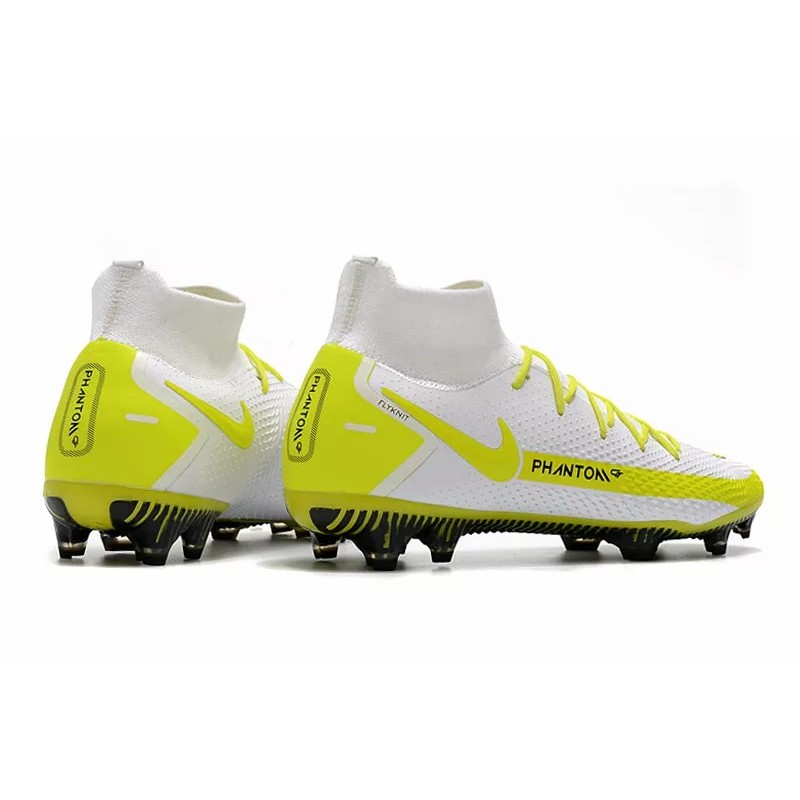 Botas de Fútbol Nike Phantom GT Elite Dynamic Fit FG Blanco&Amarillo (#39~#45)