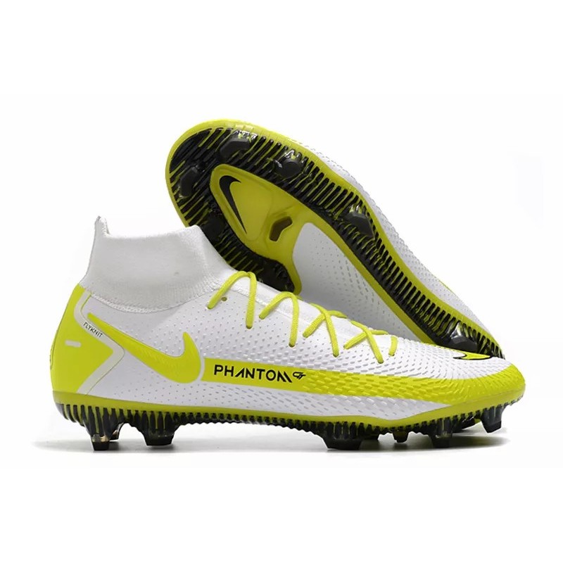 Botas de Fútbol Nike Phantom GT Elite Dynamic Fit FG Blanco&Amarillo (#39~#45)