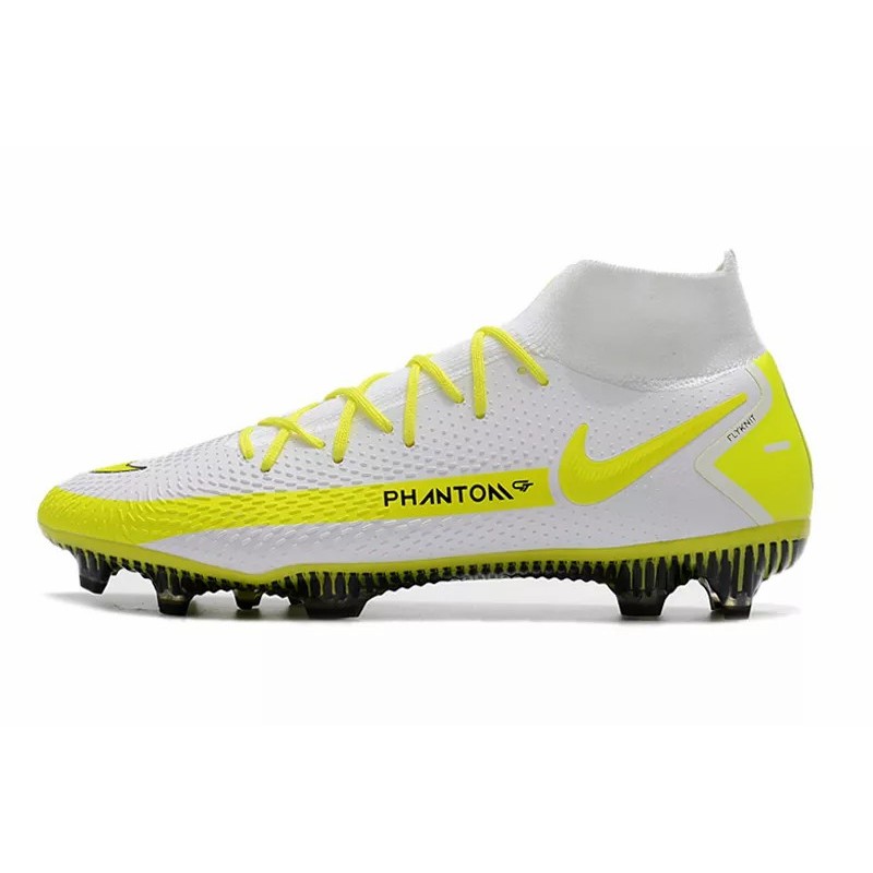 Botas de Fútbol Nike Phantom GT Elite Dynamic Fit FG Blanco&Amarillo (#39~#45)