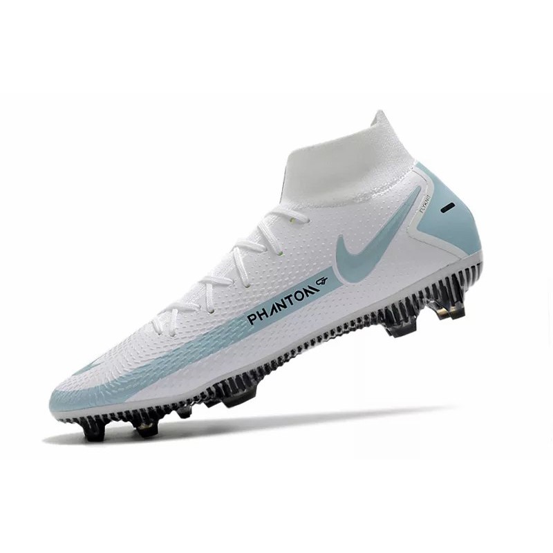 Botas de Fútbol Nike Phantom GT Elite Dynamic Fit FG Blanco&Azul Claro (#39~#45)