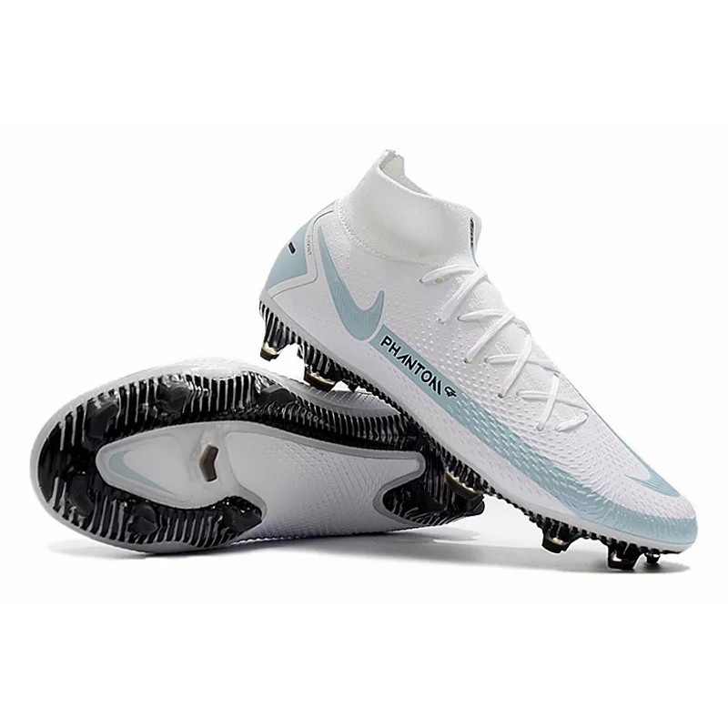 Botas de Fútbol Nike Phantom GT Elite Dynamic Fit FG Blanco&Azul Claro (#39~#45)
