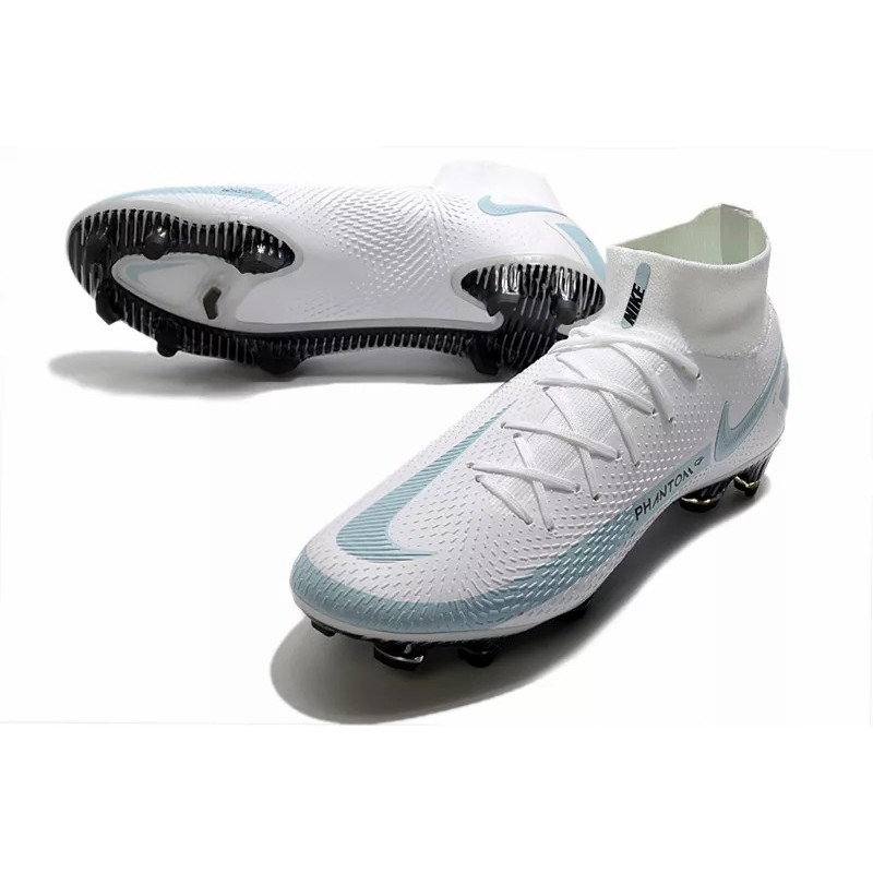 Botas de Fútbol Nike Phantom GT Elite Dynamic Fit FG Blanco&Azul Claro (#39~#45)