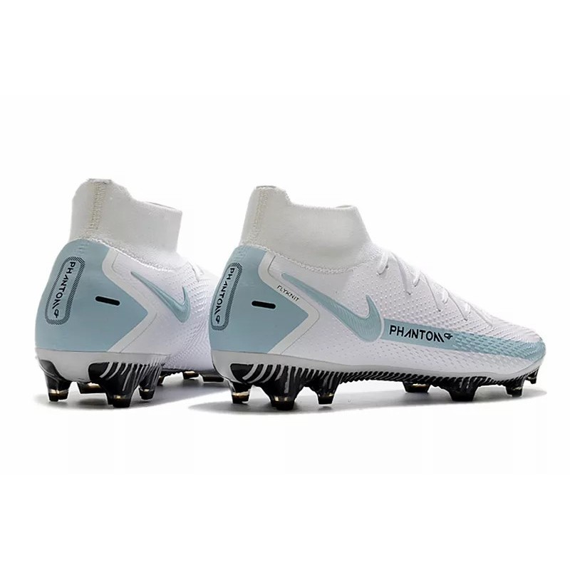 Botas de Fútbol Nike Phantom GT Elite Dynamic Fit FG Blanco&Azul Claro (#39~#45)