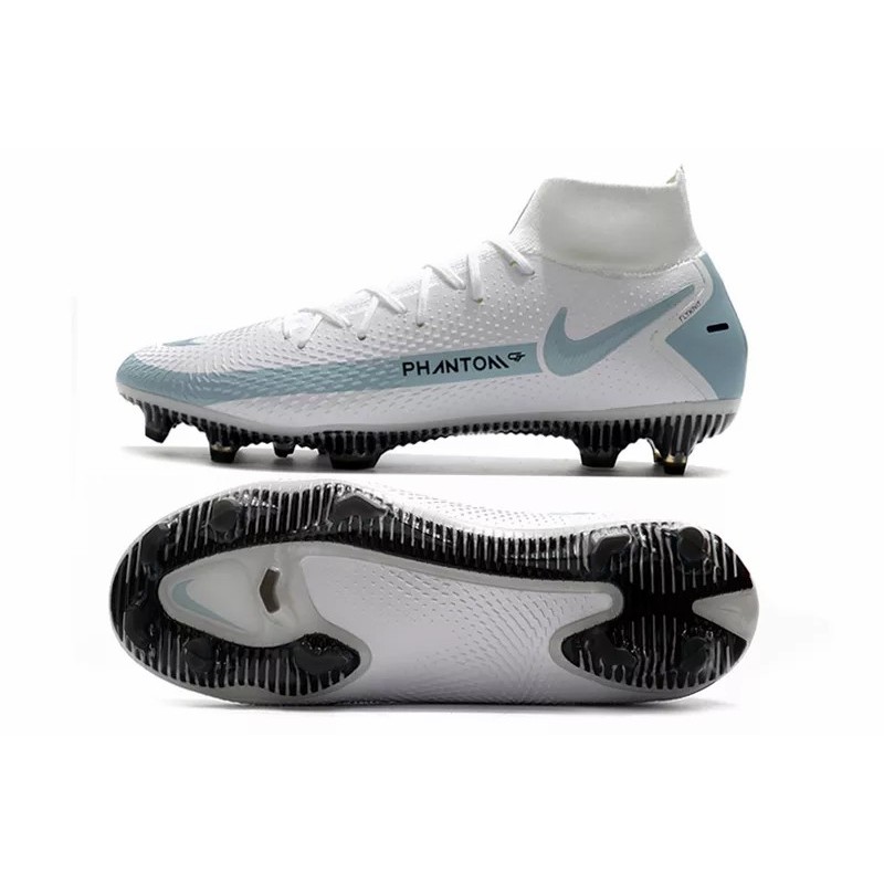 Botas de Fútbol Nike Phantom GT Elite Dynamic Fit FG Blanco&Azul Claro (#39~#45)