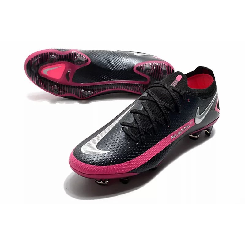 Botas de Fútbol Nike Phantom GT Elite FG Negro&Rosado (#39~#45)