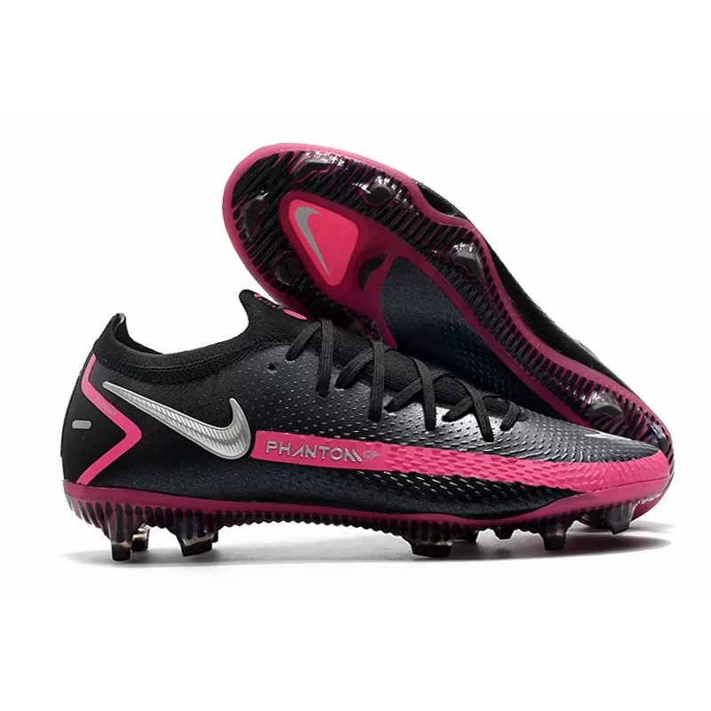 Botas de Fútbol Nike Phantom GT Elite FG Negro&Rosado (#39~#45)