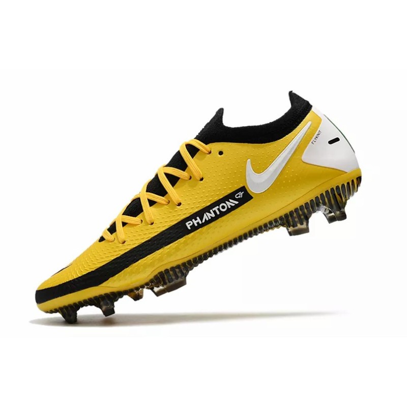 Botas de Fútbol Nike Phantom GT Elite FG Amarillo / Gris&Blanco&Amarillo / Blanco&Gris / Negro&Blanco / Rosado&Verde Oscuro / Blanco / Gris&Azul / Blanco&Amarillo / Amarillo Fluorescente (#39~#45)