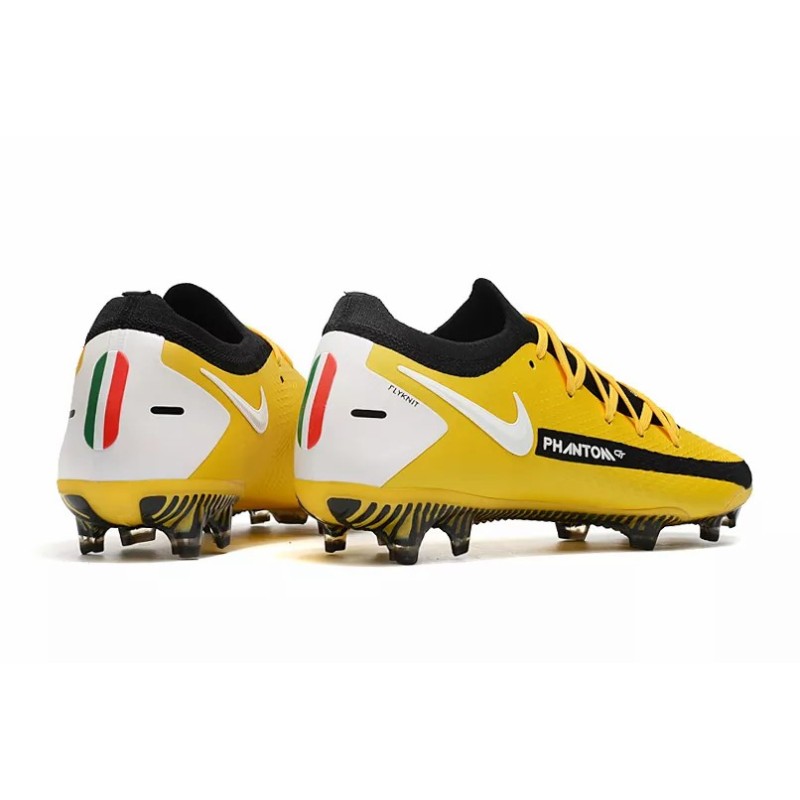 Botas de Fútbol Nike Phantom GT Elite FG Amarillo / Gris&Blanco&Amarillo / Blanco&Gris / Negro&Blanco / Rosado&Verde Oscuro / Blanco / Gris&Azul / Blanco&Amarillo / Amarillo Fluorescente (#39~#45)