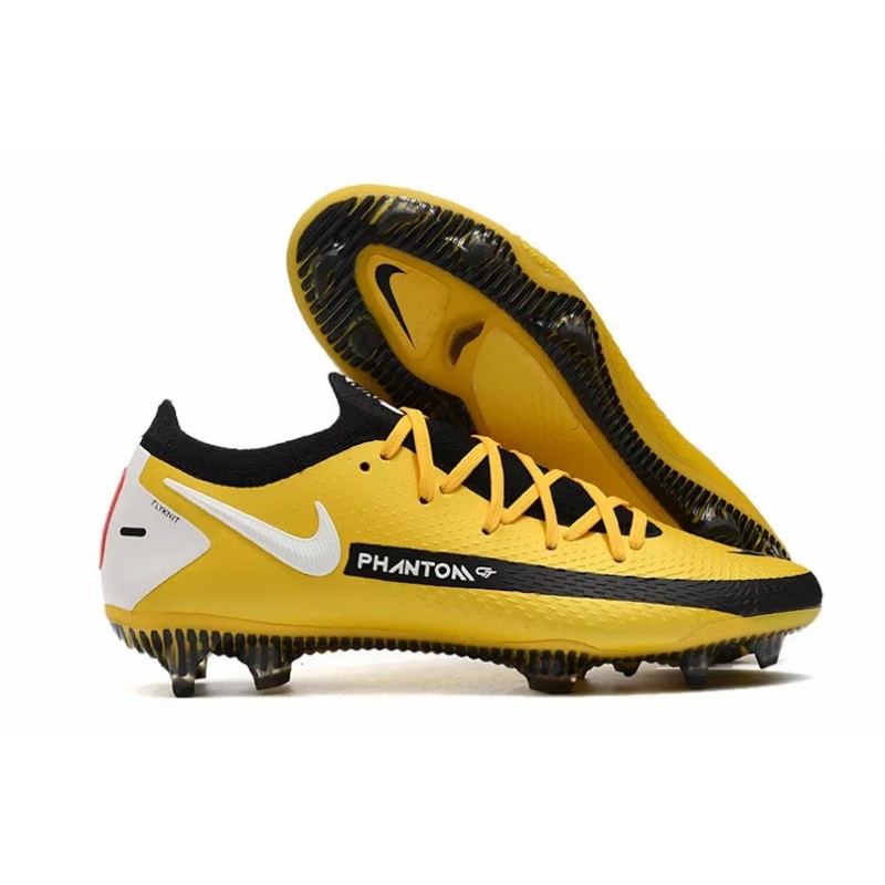 Botas de Fútbol Nike Phantom GT Elite FG Amarillo / Gris&Blanco&Amarillo / Blanco&Gris / Negro&Blanco / Rosado&Verde Oscuro / Blanco / Gris&Azul / Blanco&Amarillo / Amarillo Fluorescente (#39~#45)