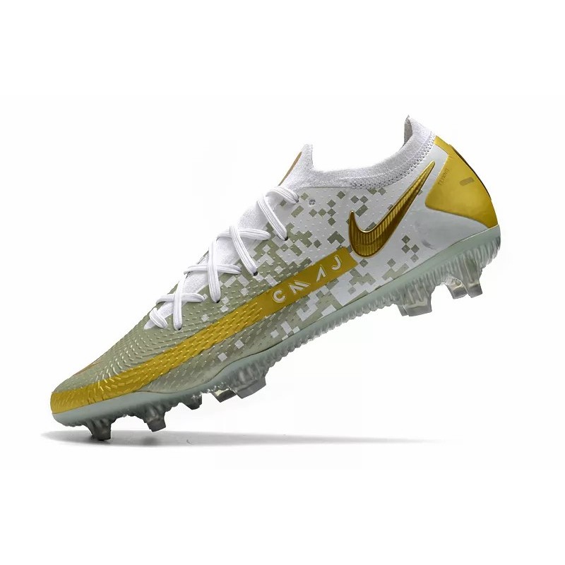 Botas de Fútbol Nike Phantom GT Elite FG Amarillo / Gris&Blanco&Amarillo / Blanco&Gris / Negro&Blanco / Rosado&Verde Oscuro / Blanco / Gris&Azul / Blanco&Amarillo / Amarillo Fluorescente (#39~#45)