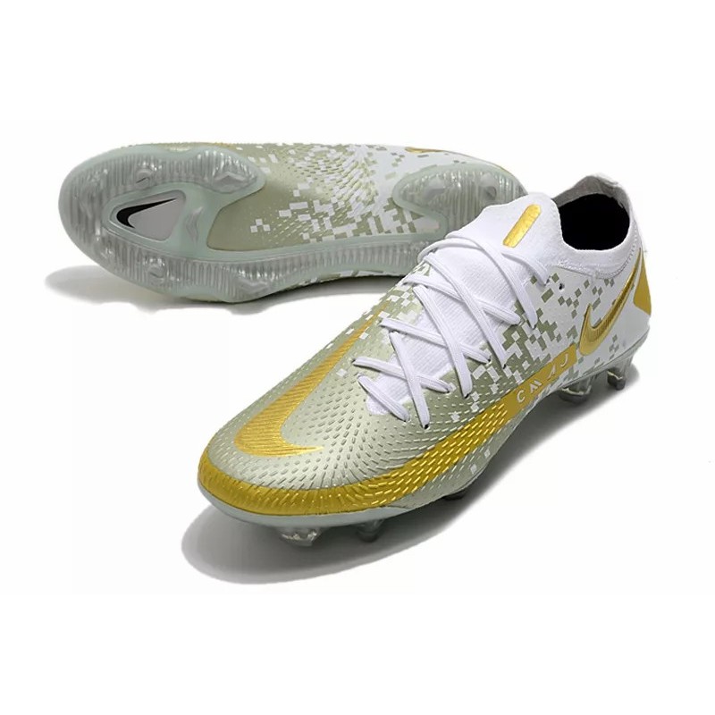 Botas de Fútbol Nike Phantom GT Elite FG Amarillo / Gris&Blanco&Amarillo / Blanco&Gris / Negro&Blanco / Rosado&Verde Oscuro / Blanco / Gris&Azul / Blanco&Amarillo / Amarillo Fluorescente (#39~#45)
