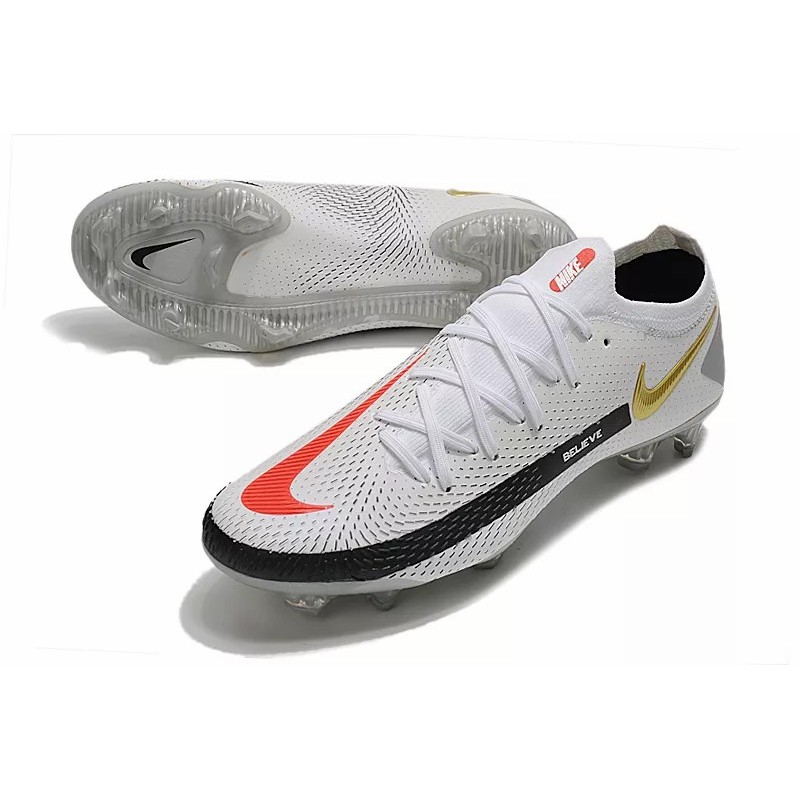 Botas de Fútbol Nike Phantom GT Elite FG Amarillo / Gris&Blanco&Amarillo / Blanco&Gris / Negro&Blanco / Rosado&Verde Oscuro / Blanco / Gris&Azul / Blanco&Amarillo / Amarillo Fluorescente (#39~#45)