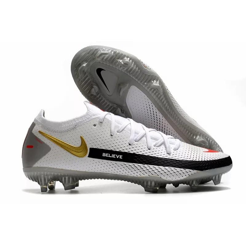 Botas de Fútbol Nike Phantom GT Elite FG Amarillo / Gris&Blanco&Amarillo / Blanco&Gris / Negro&Blanco / Rosado&Verde Oscuro / Blanco / Gris&Azul / Blanco&Amarillo / Amarillo Fluorescente (#39~#45)