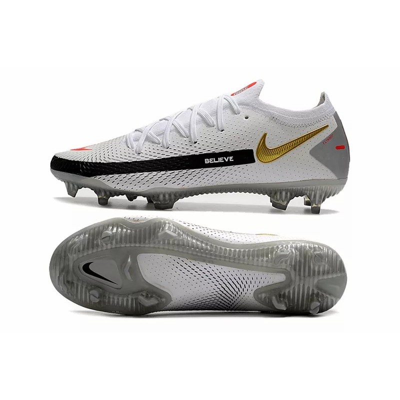 Botas de Fútbol Nike Phantom GT Elite FG Amarillo / Gris&Blanco&Amarillo / Blanco&Gris / Negro&Blanco / Rosado&Verde Oscuro / Blanco / Gris&Azul / Blanco&Amarillo / Amarillo Fluorescente (#39~#45)
