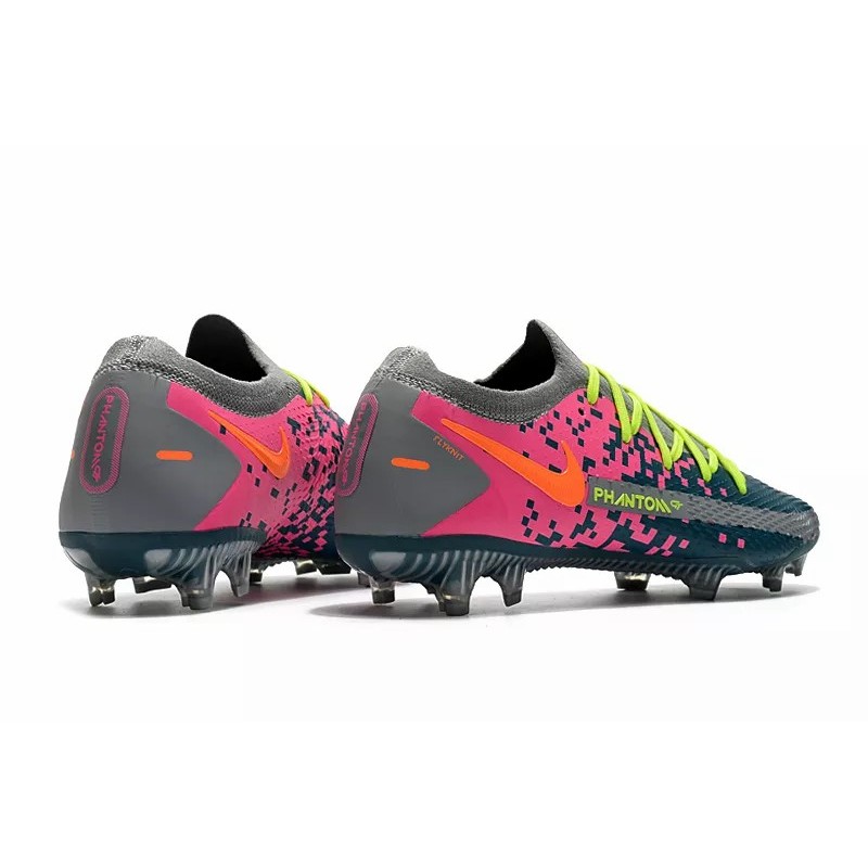 Botas de Fútbol Nike Phantom GT Elite FG Amarillo / Gris&Blanco&Amarillo / Blanco&Gris / Negro&Blanco / Rosado&Verde Oscuro / Blanco / Gris&Azul / Blanco&Amarillo / Amarillo Fluorescente (#39~#45)